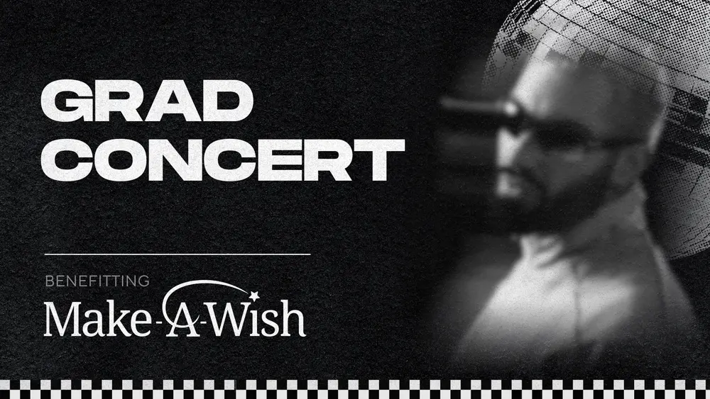 Grad Concert 2026 key art, benefitting Make-A-Wish.